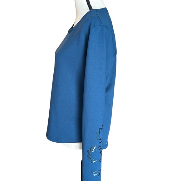 Nike Therma-Fit ONE Jade Blue Long Sleeve Sweater Women's Medium - Picture 5 of 14